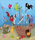 Ship Underwater Animals