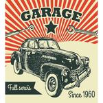 60's Retro Car Pop Art