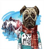 Sketch Style Dog Doodle