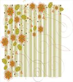 Retro Swirled Flowers