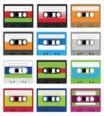 Retro Cassette Collage