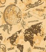 World Map Rope Knots