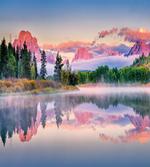 Calm Sunrise on Snake River