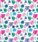 Colorful Tropic Leaves Aloha
