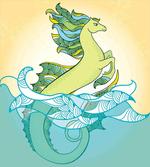 Pastel Tone Water Creature