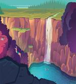 Rural Scene Waterfall