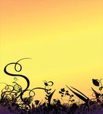 Ombre Sunset Botany