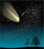 Shooting Stars at Night