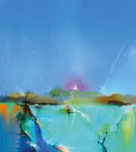 Abstract Sunrise Scene