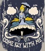 Abstract Come Fly with Me artwork