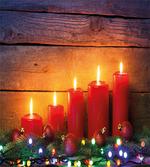 Noel Candles on Branch