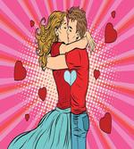 Pop Art Romantic Date
