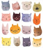 Colorful Humor Fun Cat