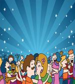 Couple Romance at Party artwork