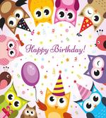 Birthday Party Owls