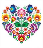 Slav Flowers Heart