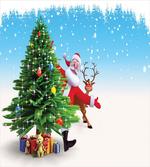 Xmas Reindeer Presents artwork