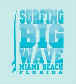 Surfing Big Wave Miami