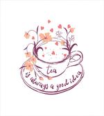 Herbs Flowers Hot Cup artwork