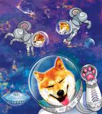 Astronaut Shibas in Space