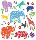 Wild Animals Floral