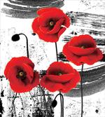 Grunge Brush Flowers