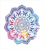 Mandala Effect Soft Colors