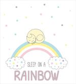 Sleep on Rainbow and Clouds artwork