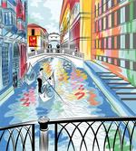 Colorful Sketch Bridge artwork