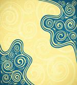 Vintage Floral Spiral