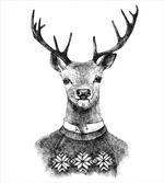 Deer Nordic Sweater Xmas