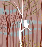 Bird on Leafless Branch