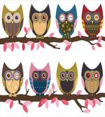Birds Retro Art Style