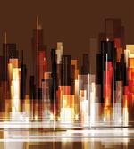 Abstract Urban Downtown