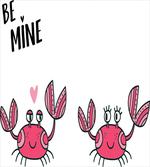 Funky Crab Couple and Heart artwork