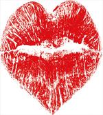 Heart Shaped Lipstick Mark