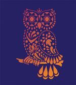 Ornamental Vintage Owl