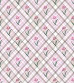 Diagonal Lines Floral
