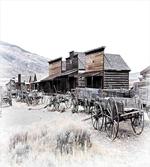 Old Wooden 20s Town