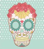 Floral Lady Skull