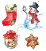 Watercolor Xmas