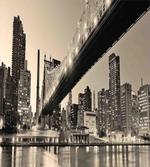 NYC Night Bridge View