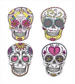 Mexican Skulls Set