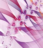 Digital Colored Flowers
