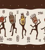 Cartoon Primitive Native