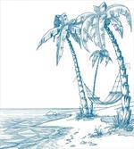 Palm Trees at Beach