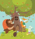 Animals Cherry Tree