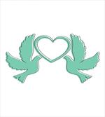 Doves and a Heart