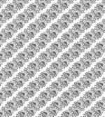 Vintage Outline Floral Motif