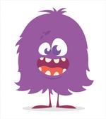 Monster Silly Face Cartoon